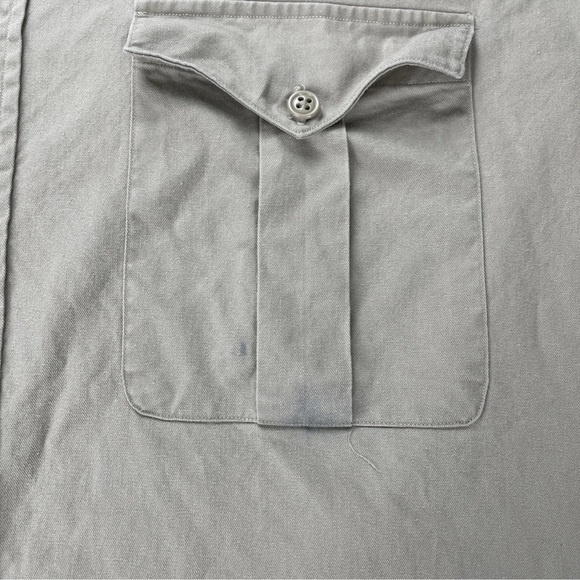 VTG 90's Polo by Ralph Lauren Key West Fishing Military Safari Style Shirt L - Picture 5 of 12